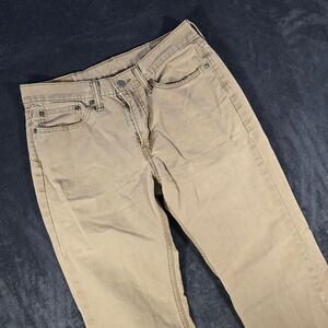 Levi's‎ 514 Straight Fit Tan Pants Mens Size 31x30 Regular Fit